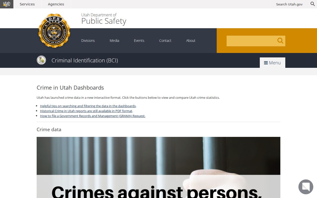 San Juan County criminal data in Utah crime dashboards